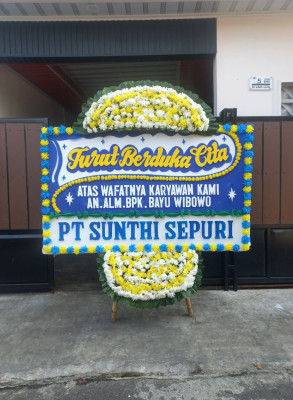 Papan Bunga Duka di Sulamadaha